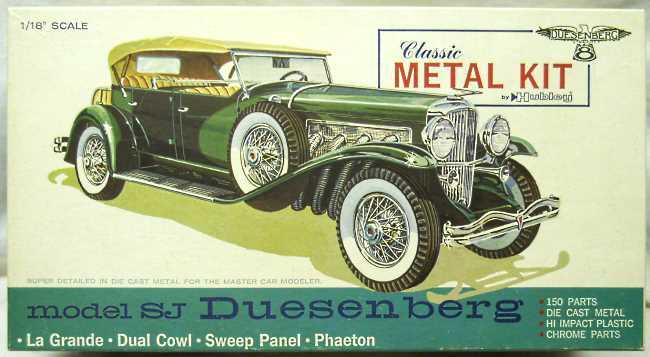 Hubley 1/18 Duesenberg Model SJ Phaeton La Grande Body, 48646 plastic model kit